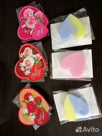 Мыло ручной работы сердце