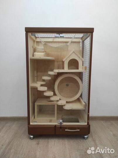 Витрина для шиншиллы, белки, ласки, бурундука