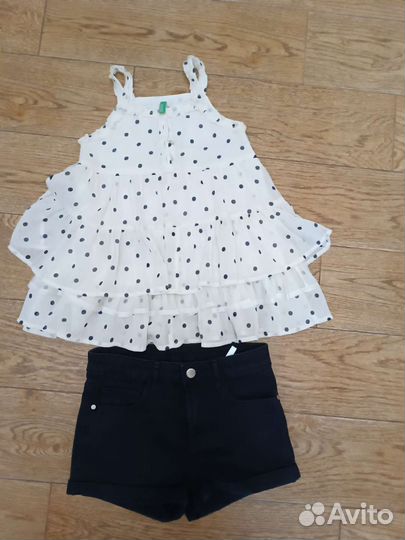 Летние вещи пакетом на девочку 146