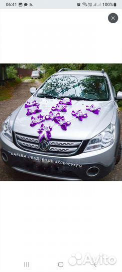 Украшение машины на свадьбу