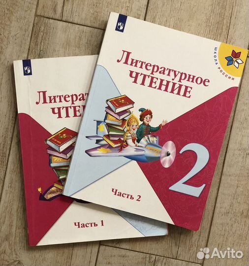 Учебники 2 класс Окружающий мир и Литературное чте