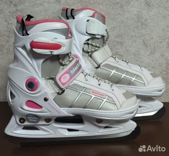 Коньки зимние, раздвижные, размер 33-36