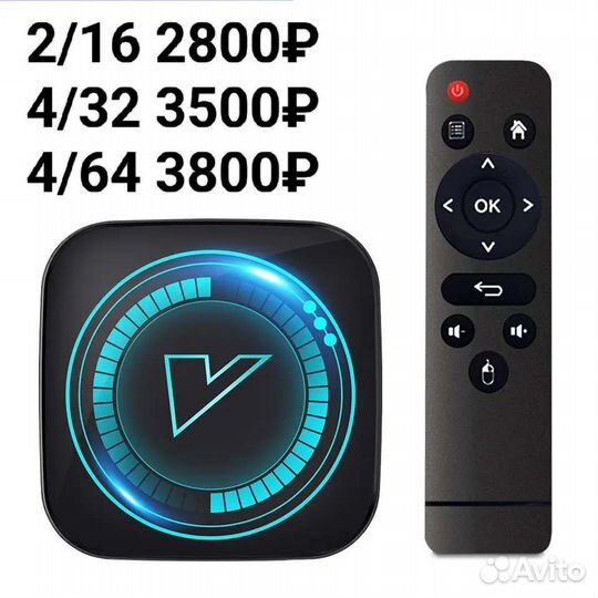 Android TV приставка Vontar H618+тв+фильмы