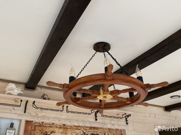 Рынды Штурвалы Фонари в интерьер дома офиса