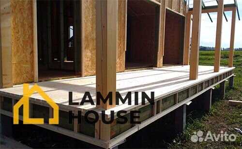 Домокомплект из сип-панелей, стиль Barn House