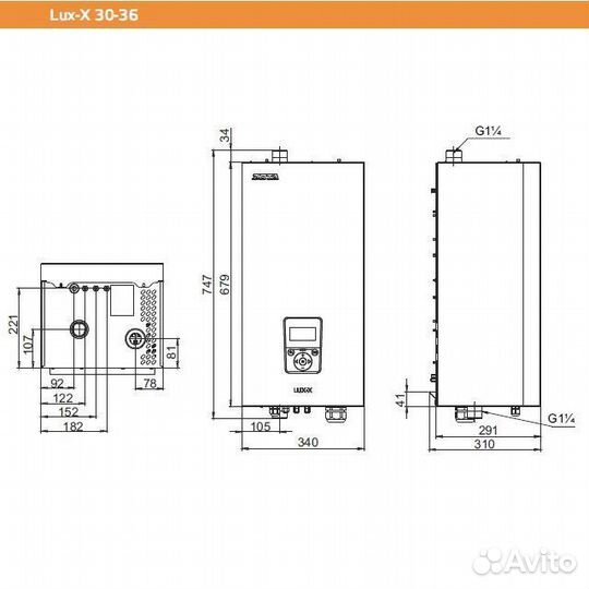 Электрокотел Zota LUX-X 36