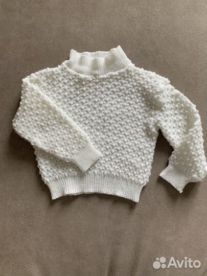 Вязаный костюм детский