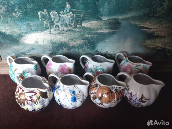 Винтажные молочники СССР