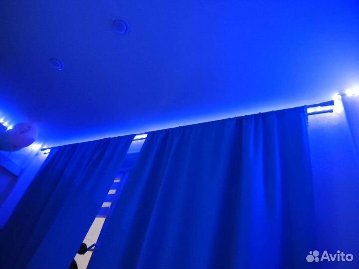 Светодиодная лента новая rgb с адаптером на 220В