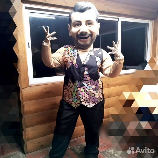 Ростовая кукла, звезды, шуточный стриптиз