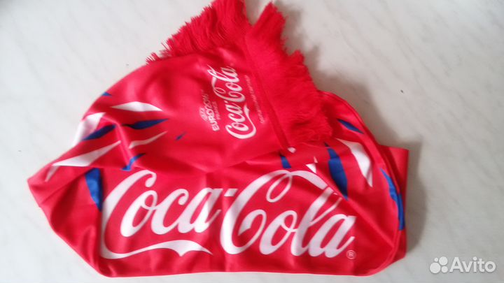 Комплект (шапка, шарфик, варежки) Кока-кола