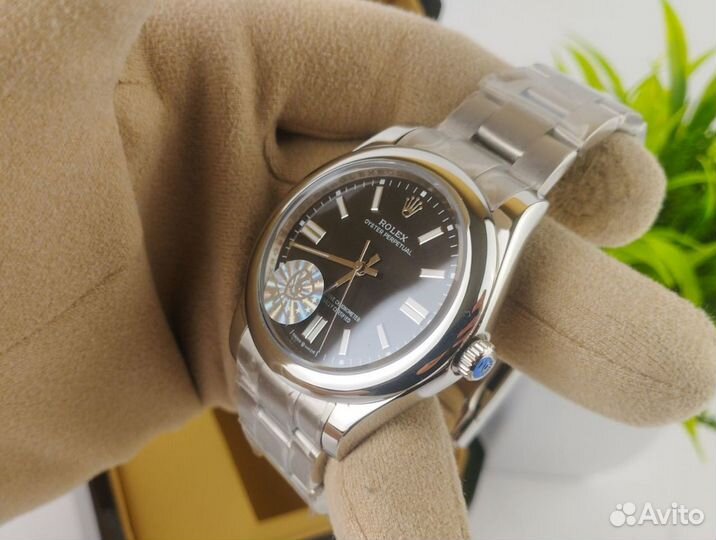 Часы мужские rolex oyster perpetual black