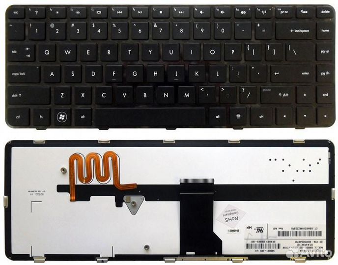 Клавиатура для HP Pavilion DM4-1000 DV5-2000 DV5-2