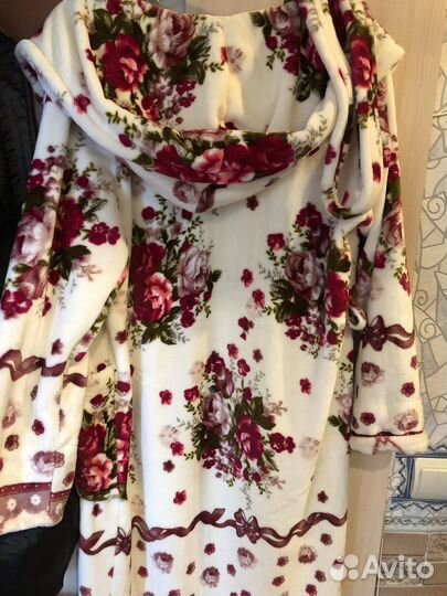 Халат махровый женский