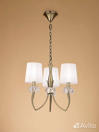 Люстра подвесная в спальню