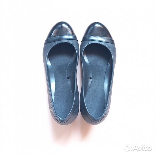 Туфли Crocs 35 p черные(маломерят на размер)