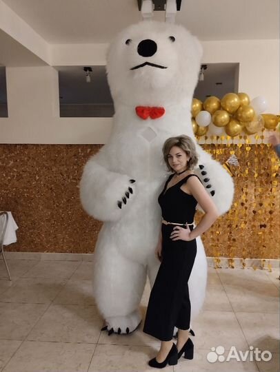 Белый Мишка поздравление