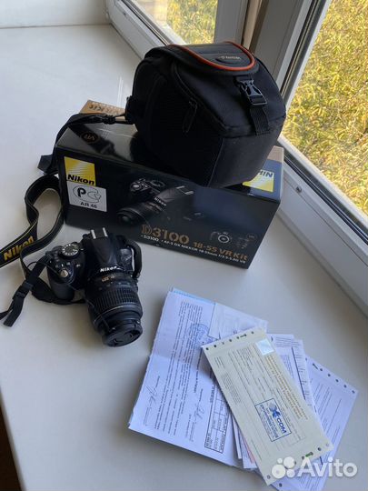 Фотоаппарат Nikon d3100 с двумя обьективами