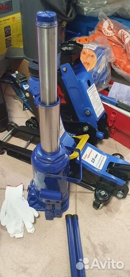 Домкрат гидравлический телескопический 10Т H 565мм