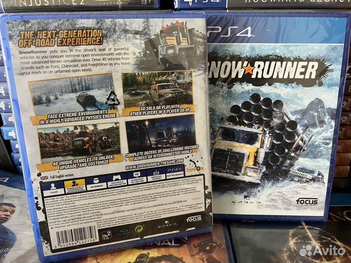 Диск SnowRunner PS4 / Новый