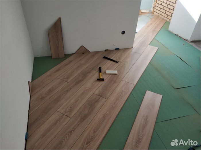 Укладка ламината, SPC, пвх, кварцвинила, линолеума