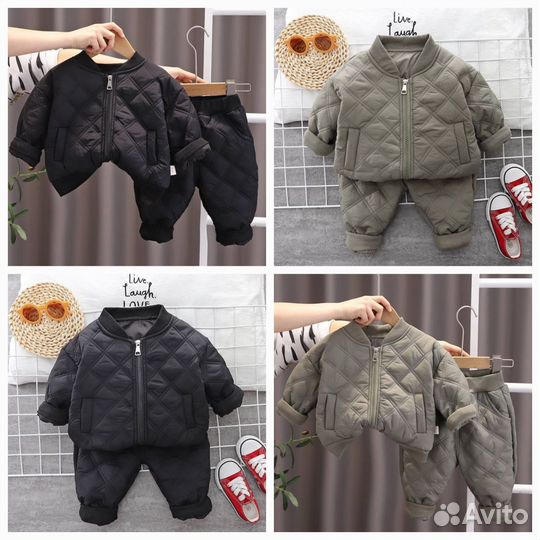 Костюм теплый детский размеры 80-110