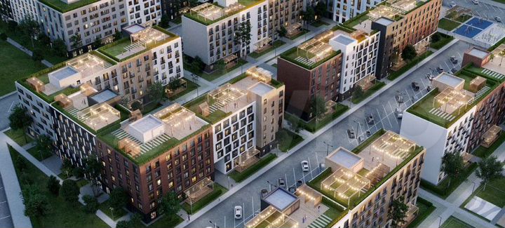 2-к. квартира, 51,9 м², 3/6 эт.