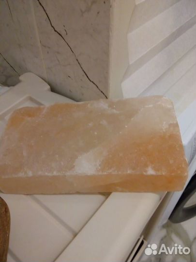 Оформление лампа. соль, ракушка гималайский кирпич