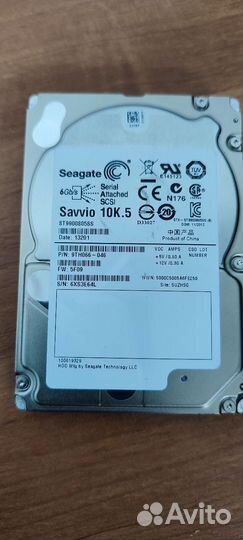Серверные диски Seagate Savvio 900GB SAS SFF