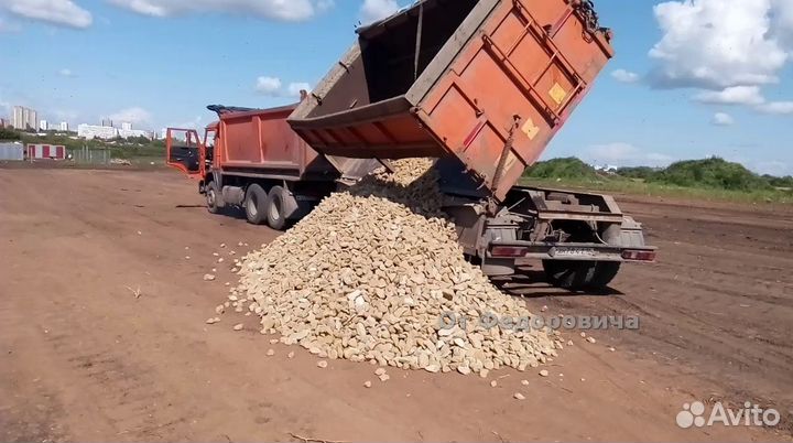 Щебень для парковки