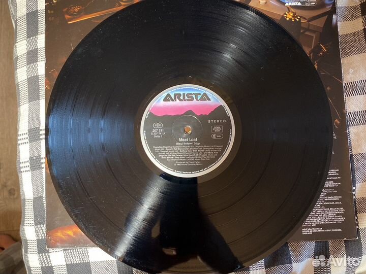 Meat Loaf Blind Before I Stop lp