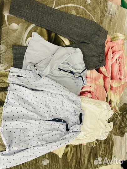 Рубашки и брюки на девочку 154-158р