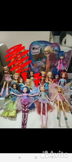 Куклы Winx Винкс Mattel Маттел стелла муза Блум