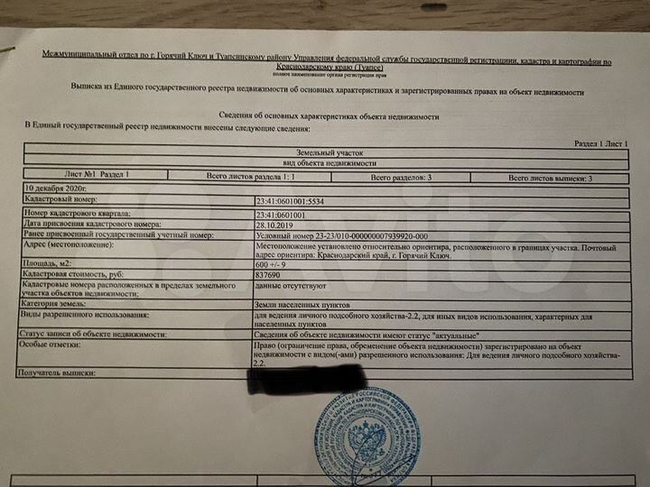 Участок 6 сот. (ИЖС)