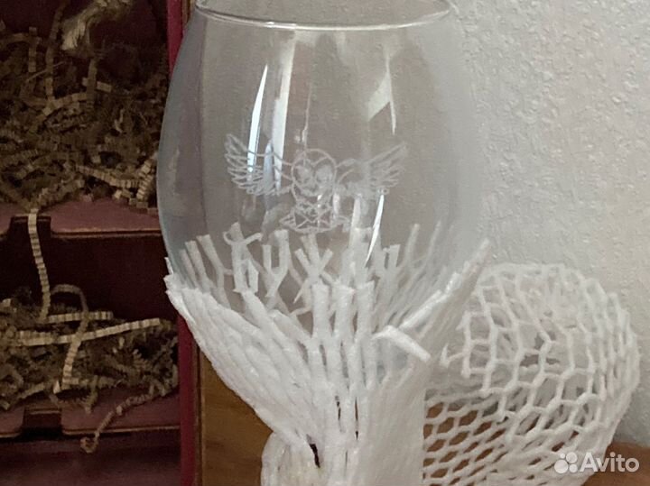 Бокал с гравировкой «Бухля»