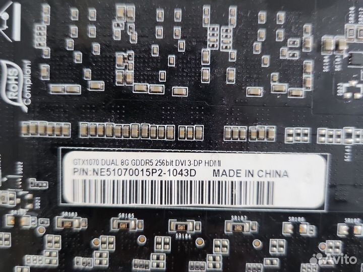 Видеокарта GTX 1070