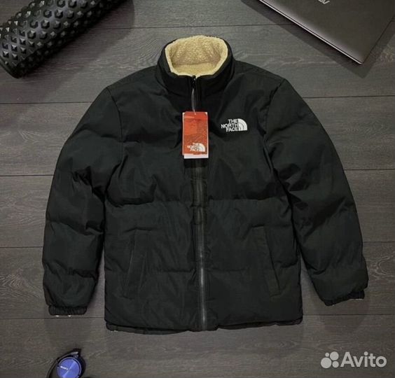 Куртка the north face двусторонняя
