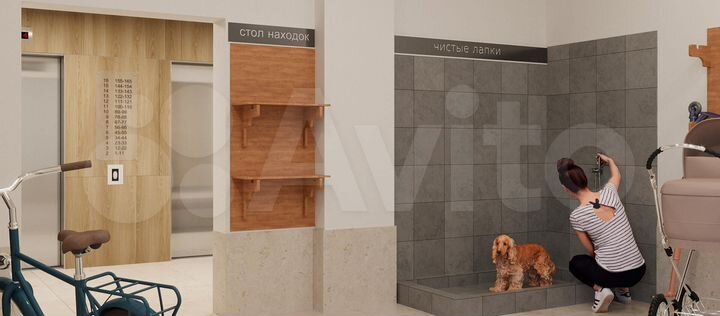 2-к. квартира, 58 м², 2/16 эт.