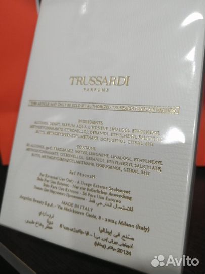 Духи парфюм женские Trussardi Donna 100ML