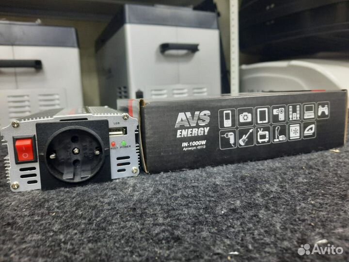 Инвертор автомобильный 12-220V, 1 Киловатт