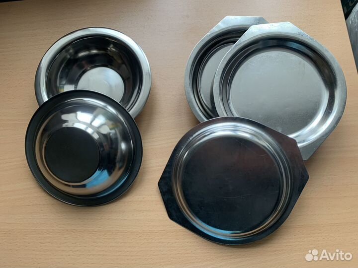 Тарелки из нержавейки СССР