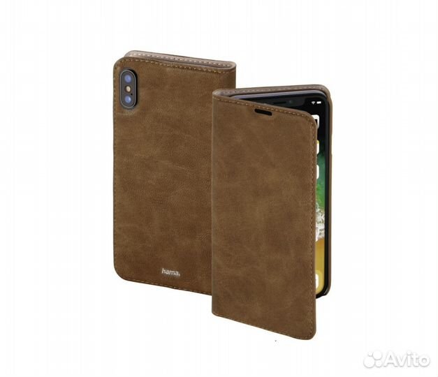 Магнитный Чехол hama для Apple iPhone X (Brown)