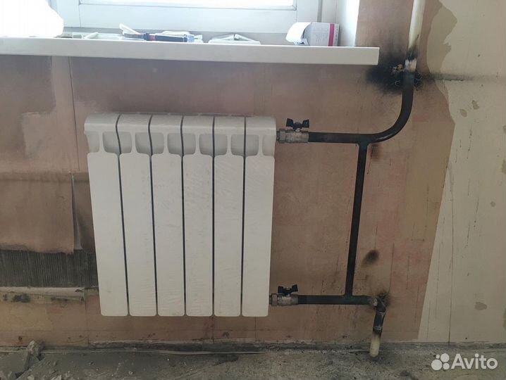 Замена батарей отопления сварка