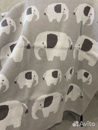 Плед детский хлопок новый