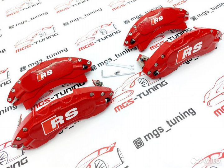 Накладки суппортов RS металл Audi A7 4G 3.0d