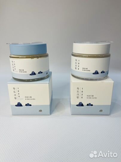 Round Lab увлажняющий крем для лица Dokdo 1025