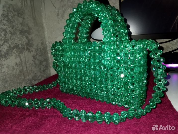 Сумка женская из бисера ручная работа на заказ