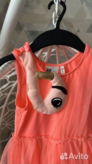 Платья нарядные (чудо-женщина) h&m 98-104