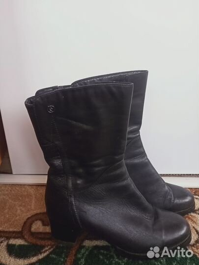Сапоги натуральная кожа 38размер