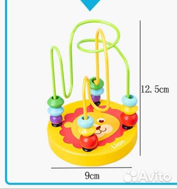 Развивающие деревянные игрушки, набор из 8 игрушек